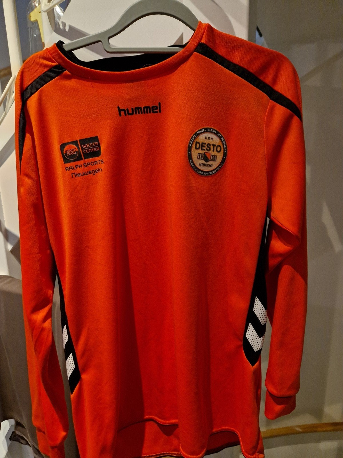 Hummel COV Desto Voetbalshirt Maat M Oranje, Maat 48/50 (M), Oranje, Ophalen of Verzenden, Voetbal