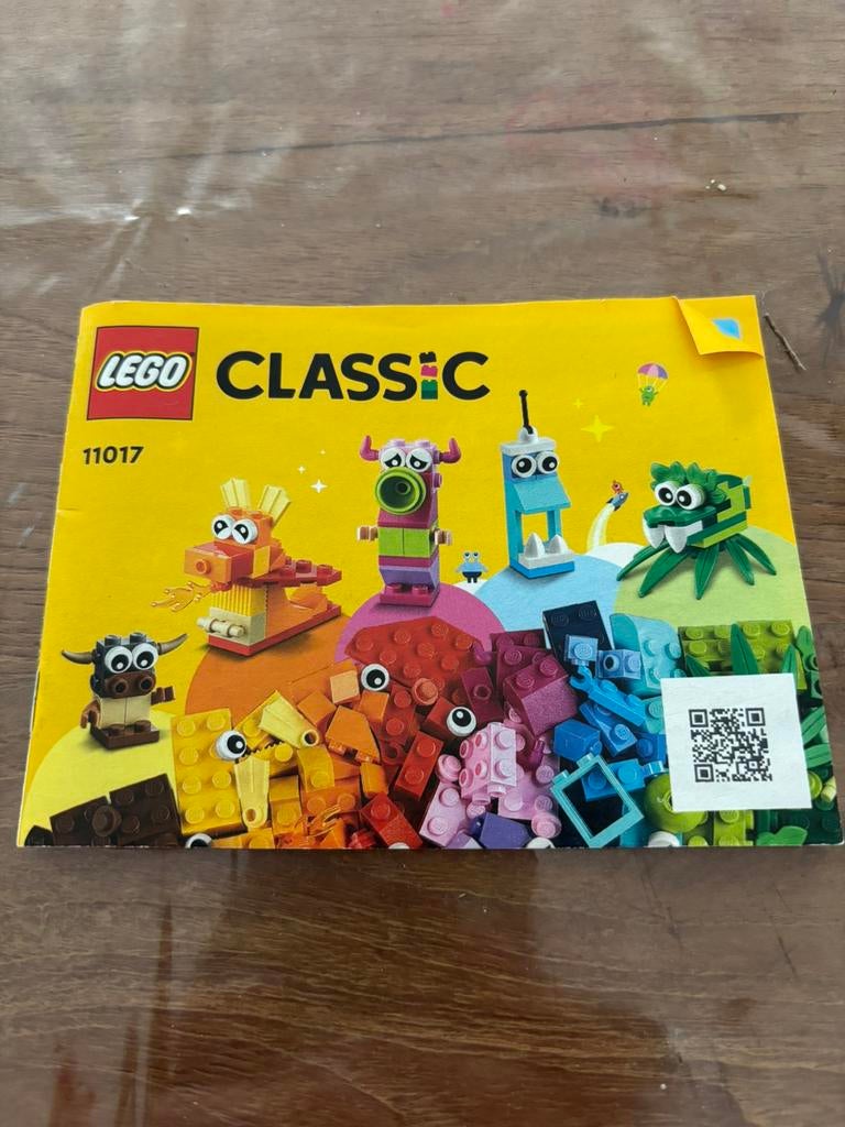 Lego classic 11017 creatieve monsters, Gebruikt, Overige thema's, Lego, Compleet