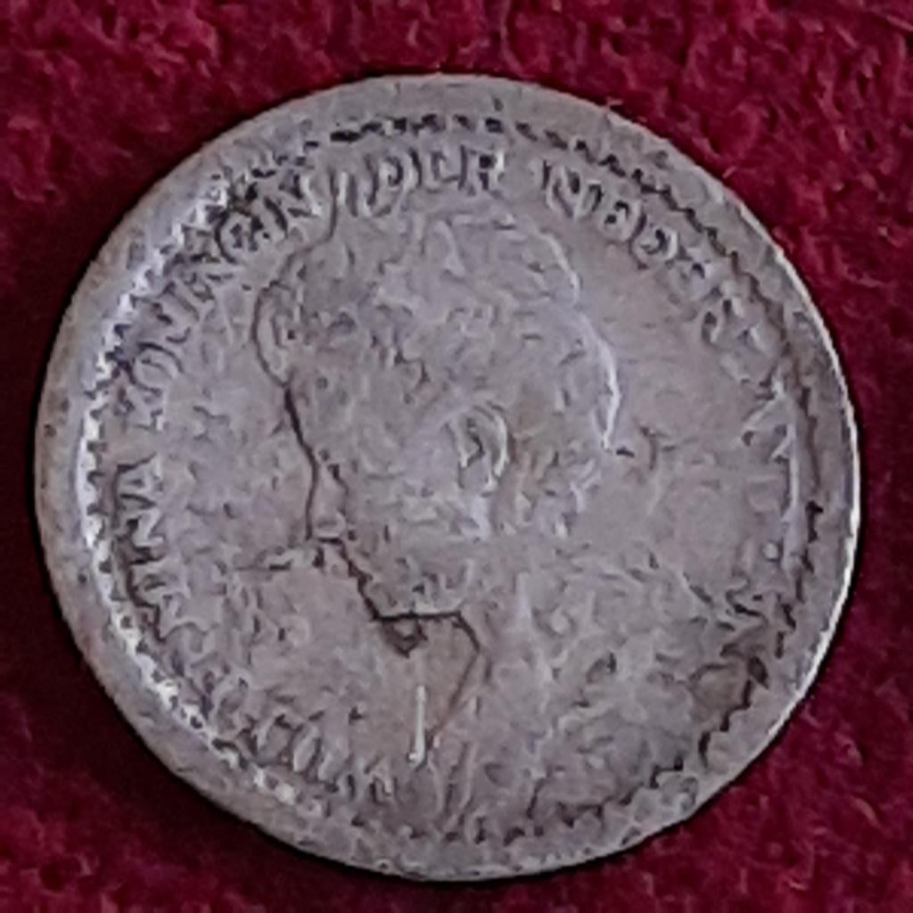Vijf Xilveren Munten 10 Cent 1917 t/m 1920, Verzenden, Koningin Wilhelmina, 10 cent