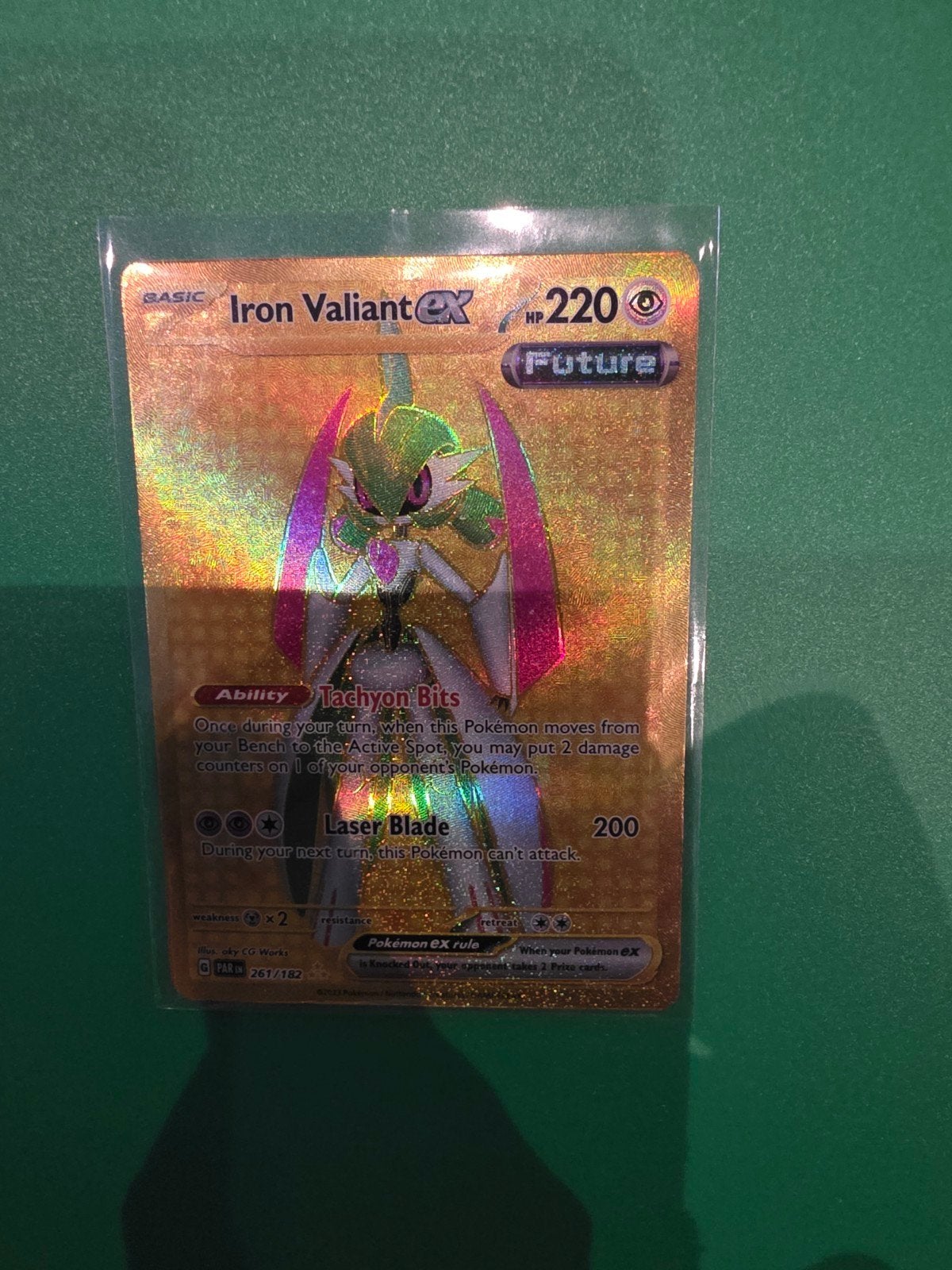 Iron Valiant ex (Future) 261/182, Ophalen of Verzenden, Zo goed als nieuw, Losse kaart, Foil