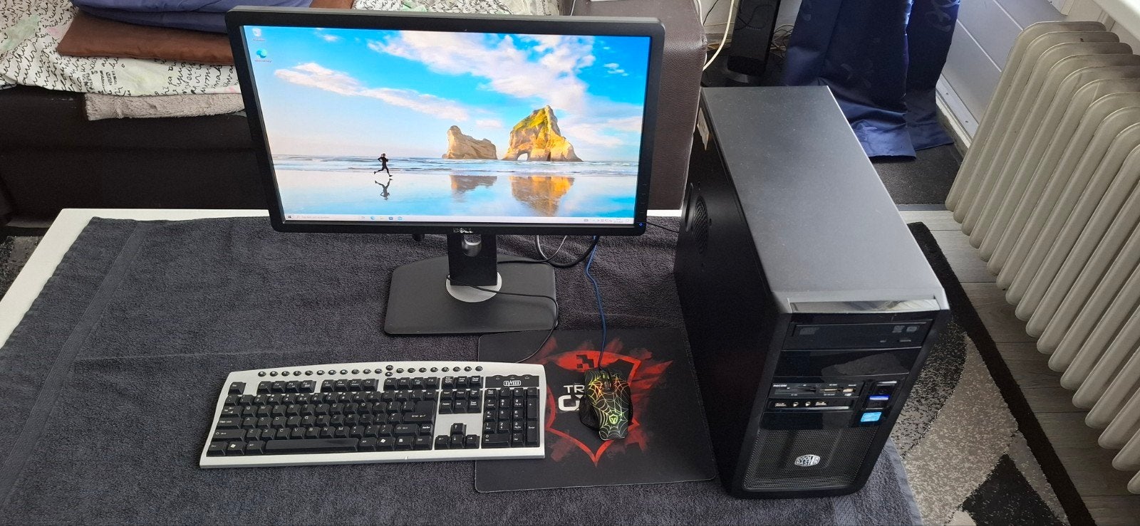 Desktop/gamers pc  Kompleet, Computers en Software, Desktop Pc's, Gebruikt, 3 tot 4 Ghz, SSD, 16 GB, Met monitor, Gaming, Ophalen