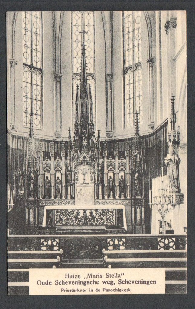 Oude Ansicht - Huize Maris Stella - Scheveningen - ZH., Ophalen of Verzenden, 1920 tot 1940, Ongelopen, Zuid-Holland
