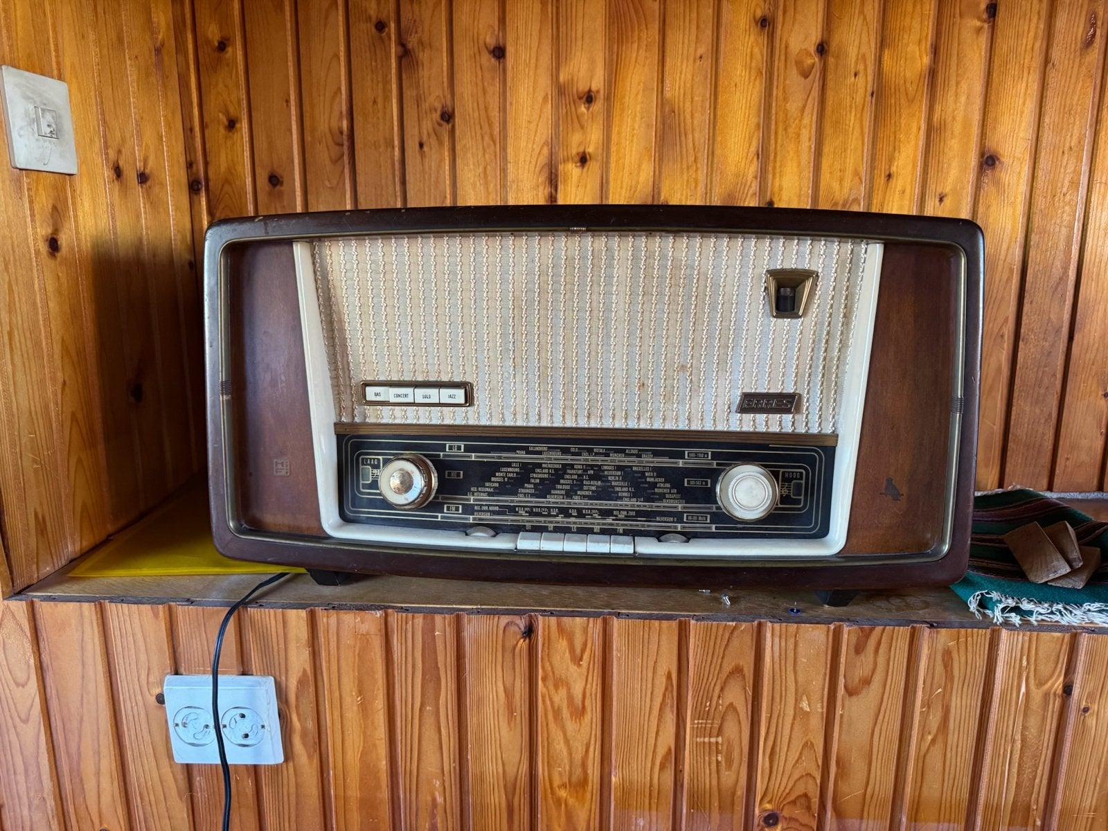 Goed werkende Vintage Erres Buizenradio KY576 (ca. 1957), Ophalen, Gebruikt, Radio