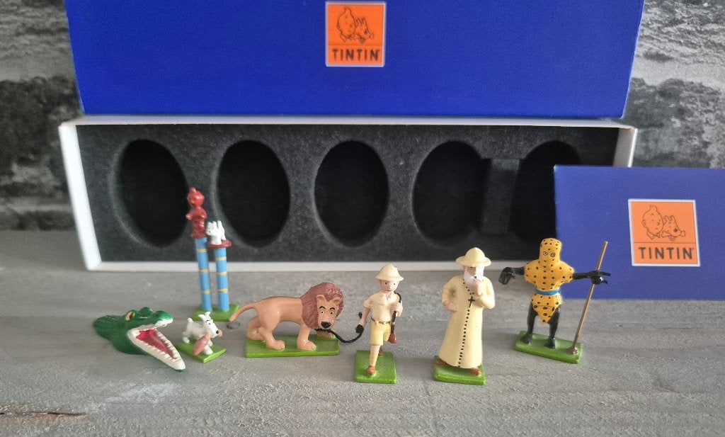 Kuifje mini Pixi beeld Congo no Leblon Aroutcheff Fariboles, Verzamelen, Ophalen of Verzenden, Kuifje, Zo goed als nieuw, Beeldje of Figuurtje