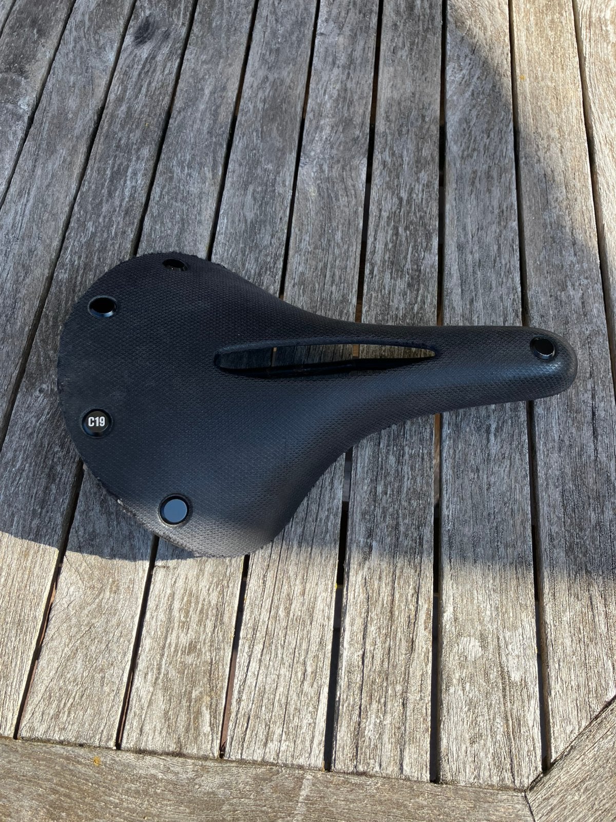 Brooks zadel no19, Fietsen en Brommers, Fietsonderdelen, Ophalen of Verzenden, Zo goed als nieuw, Zadel