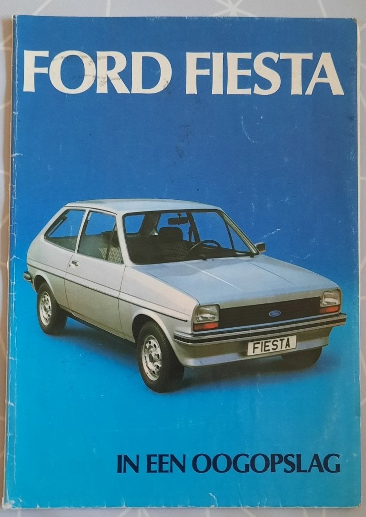 Uitvouwfolder / handleiding Ford Fiesta I (1976-1983), Verzenden