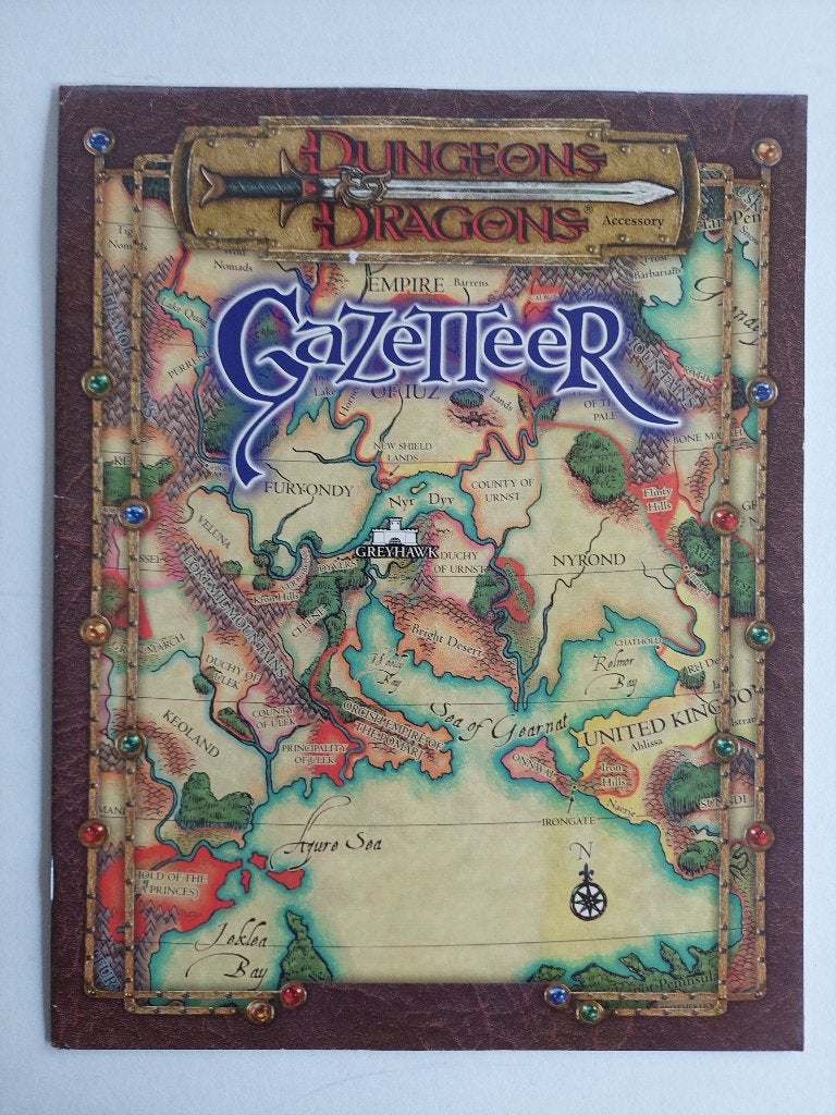 D&D - 3.0e - Gazetteer, Drie of vier spelers, Ophalen of Verzenden, Zo goed als nieuw, Wizards of the Coast