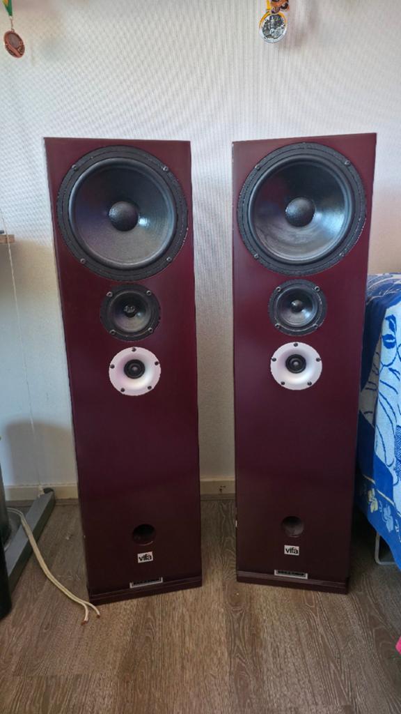 Vifa Gamma XT 3-Weg Basreflex Luidsprekers (Paar), Overige merken, Ophalen of Verzenden, Zo goed als nieuw, 120 watt of meer