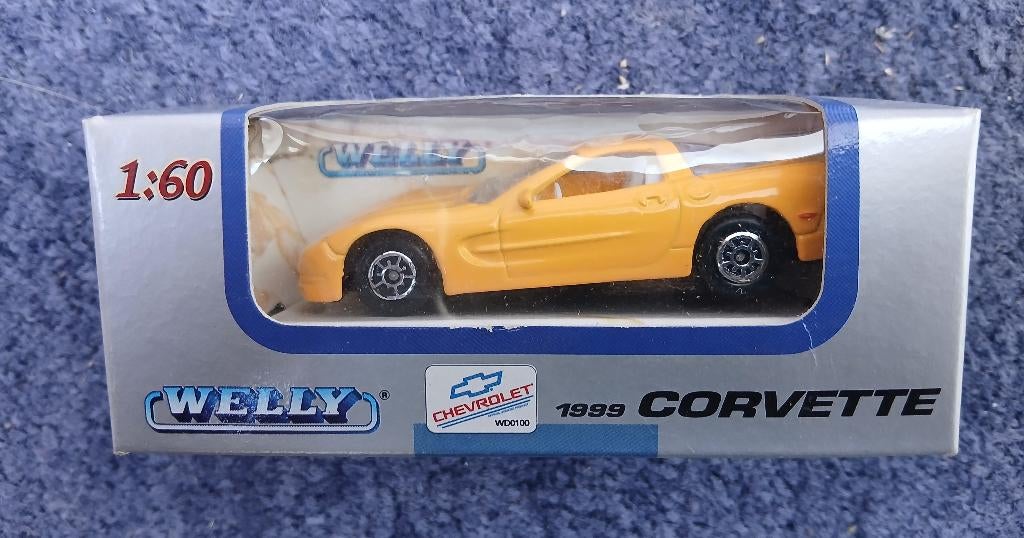 Welly 1999, Corvette, Ophalen of Verzenden, Zo goed als nieuw, Auto