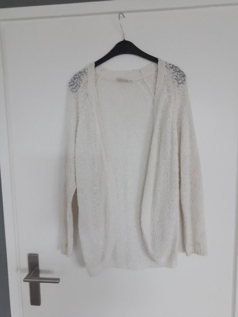 Izgst crèmekleurig vest City Life mt M, Maat 38/40 (M), City Life, Beige, Ophalen of Verzenden