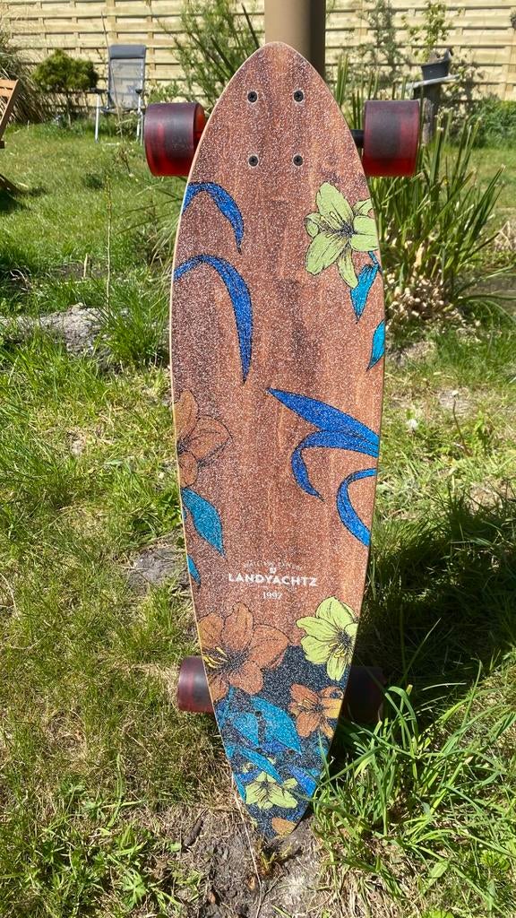 Landyachtz maple chief floral longboard, Ophalen of Verzenden, Zo goed als nieuw, Longboard