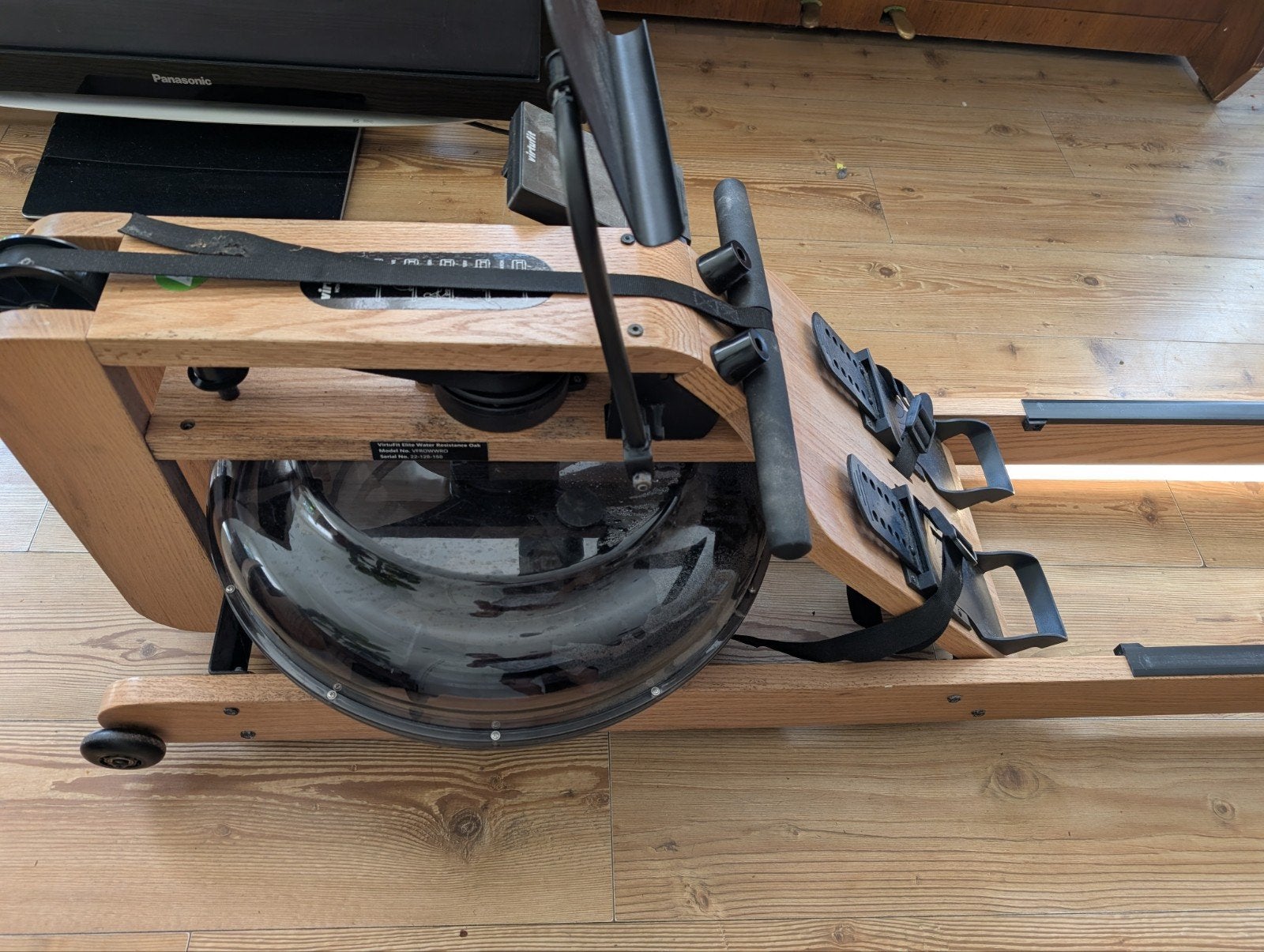 VirtuFit Roeitrainer Wood Elite water resistance, Sport en Fitness, Fitnessapparatuur, Gebruikt, Ophalen