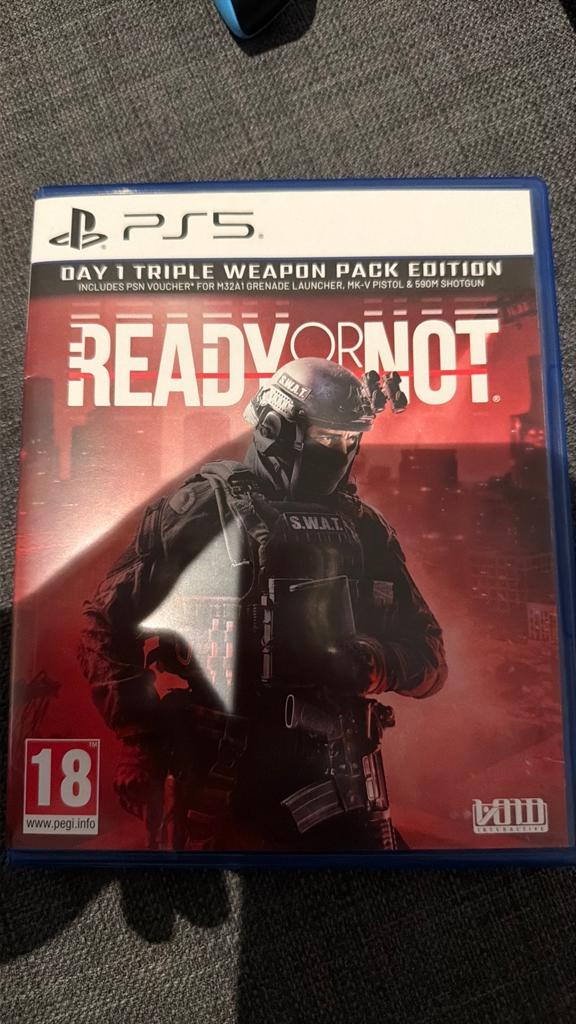 Ready Or Not PS5, Ophalen of Verzenden, Zo goed als nieuw, Overige genres, Vanaf 18 jaar