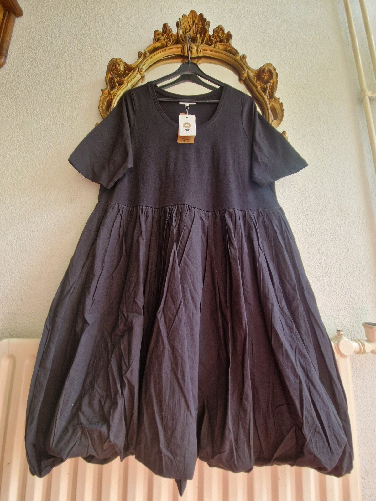 Nieuw! Zhenzi zwart elastisch bio katoen wijd a lijn jurk, Kleding | Dames, Zhenzi, Nieuw, Ophalen of Verzenden, Jurk