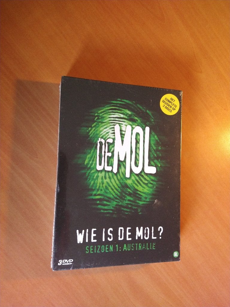 3-DVD Wie is De Mol? Seizoen 1: Australie, Cd's en Dvd's, Alle leeftijden, Ophalen of Verzenden, Nieuw in verpakking