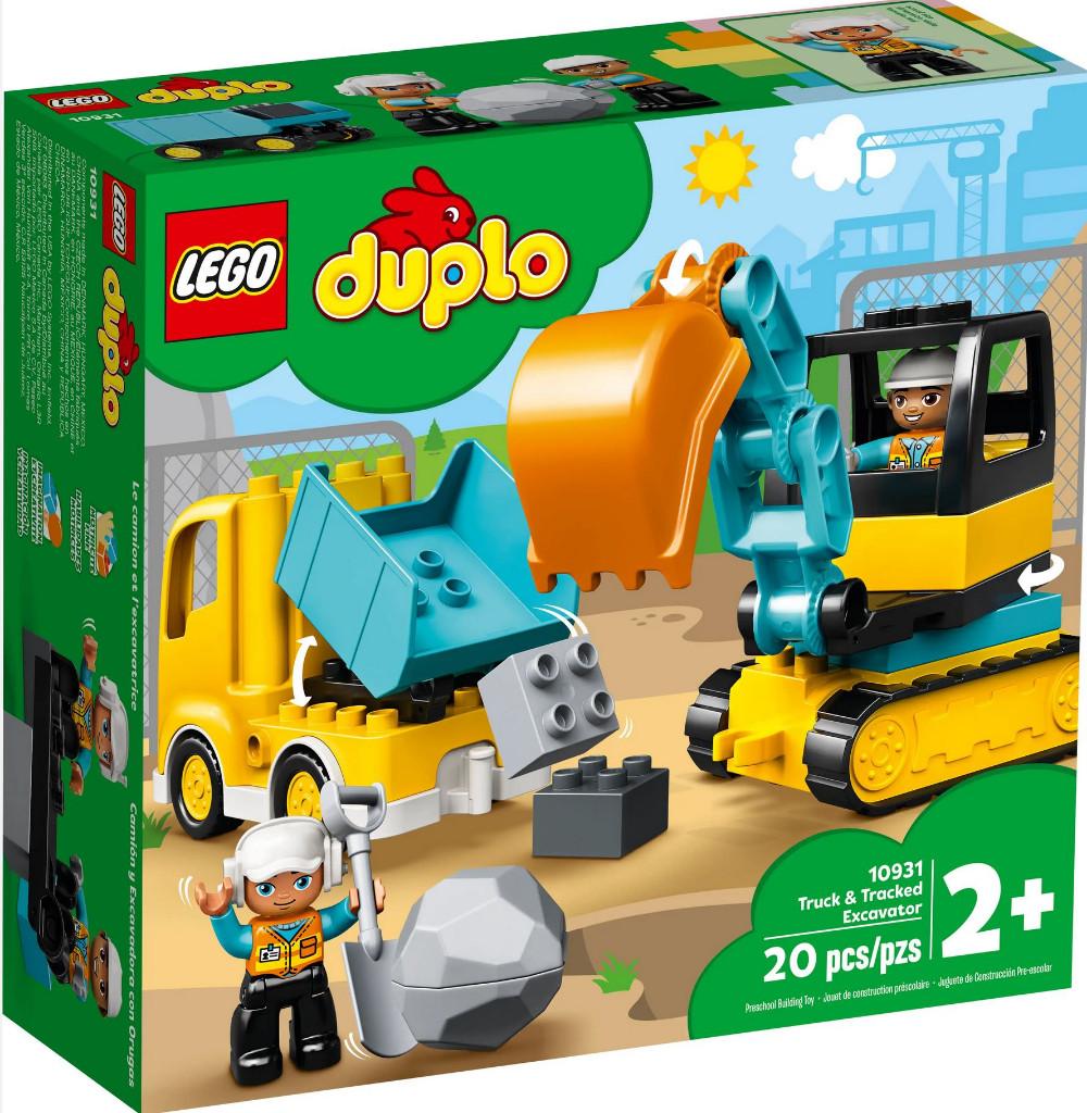 Lego Duplo 10931 Truck & Graafmachine met rupsbanden, Kinderen en Baby's, Speelgoed | Duplo en Lego, Zo goed als nieuw, Duplo