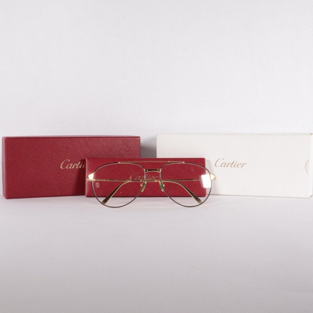 Cartier Pilot Frame Glasses CT0039O 004 - Nette staat, Sieraden, Tassen en Uiterlijk, Zonnebrillen en Brillen | Heren, Cartier