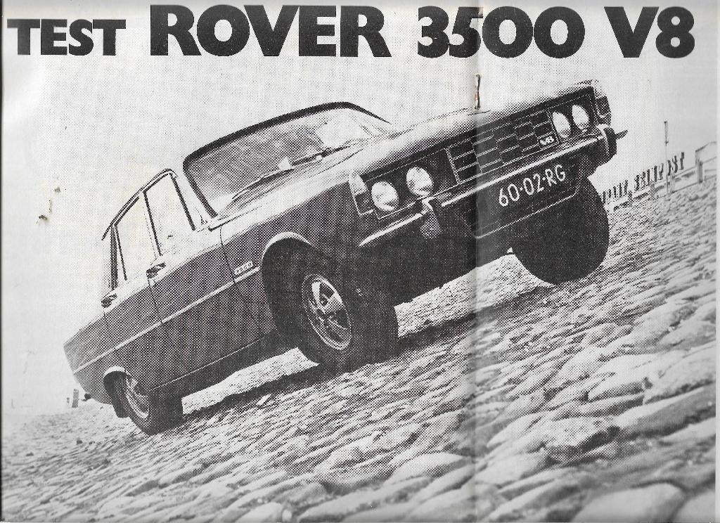 Roadtest Rover 3500 V8, Autovisie, 1983 (NL)., Gelezen, Ophalen of Verzenden, Overige merken, Autovisie