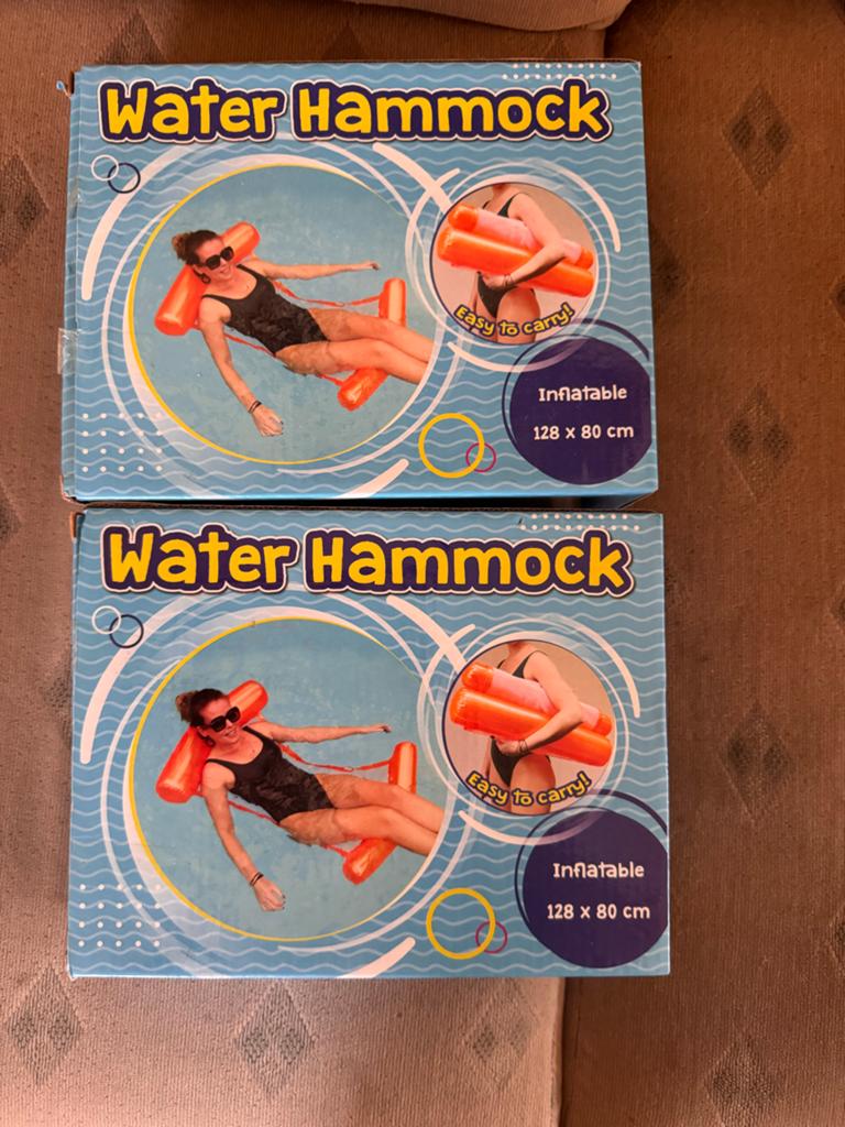 2x Nieuwe Opblaasbare Waterhangmat - 128x80 cm, Ophalen, Nieuw