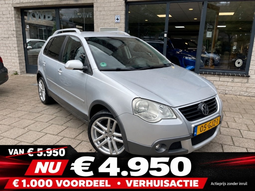 Volkswagen Polo 1.4-16V Cross 5-deurs | Automaat | Distribut, Auto's, Automaat, Elektrische ramen, Bedrijf, 1111 kg