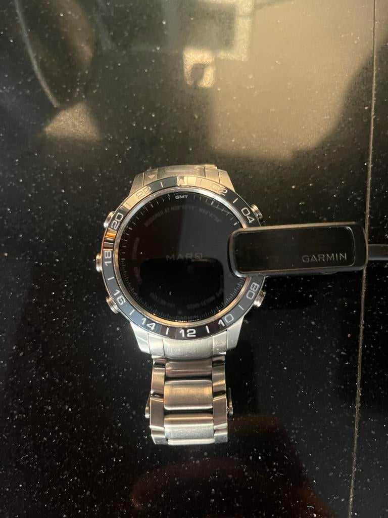 Garmin Marq Aviator - Compleet, start niet op (defect), Ophalen, Gebruikt, Zilver