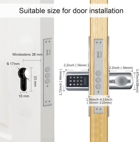 Elektronische Deurslotcilinder – Slim Slot, Corvance B.V., Verzenden, Nieuw, Corvancebol@gmail.com