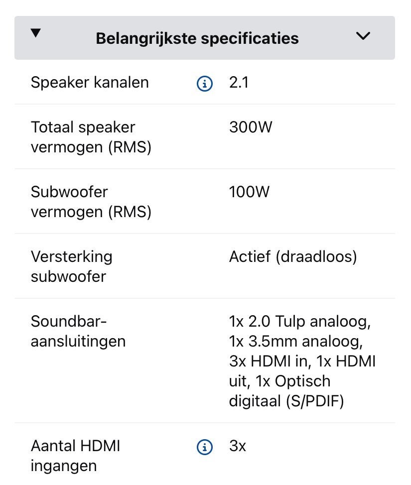 Foto 4 van Sony HT-CT381 soundbar + subwoofer