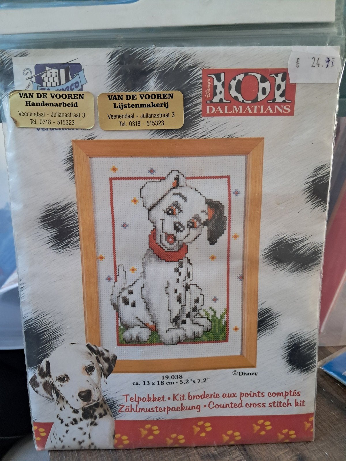 Disney 101 Dalmatiërs Telpakket - Borduurpakket, Ophalen of Verzenden, Nieuw, Handborduren, Borduurpakket