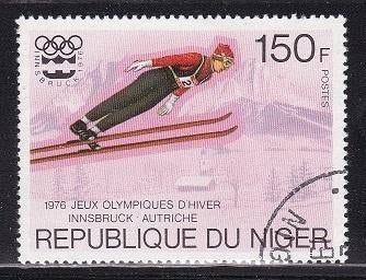 4364 - Niger michel 508 gestempeld , Olympiche Winterspelen, Postzegels en Munten, Postzegels | Afrika, Verzenden, Overige landen