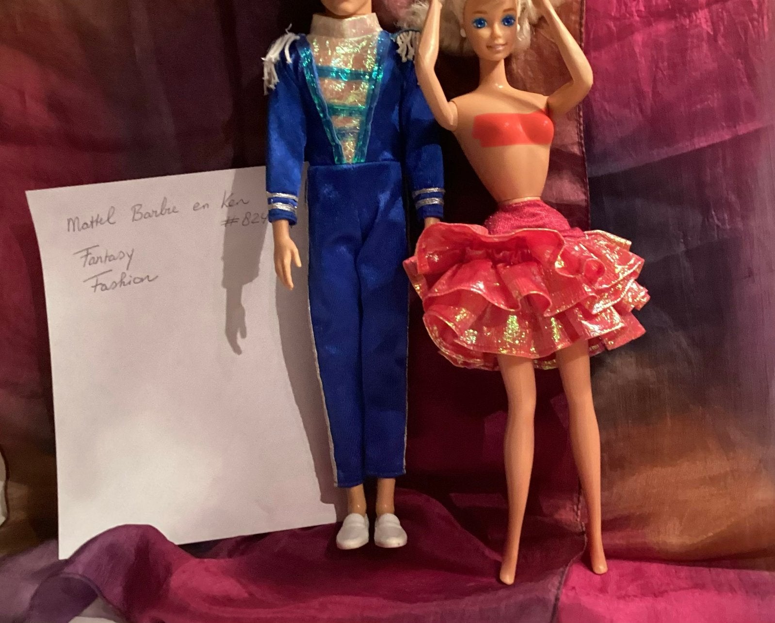 Fantasie Fashion voor Barbie en Ken #8242.  1989, Verzamelen, Poppen, Ophalen of Verzenden, Gebruikt, Kleertjes