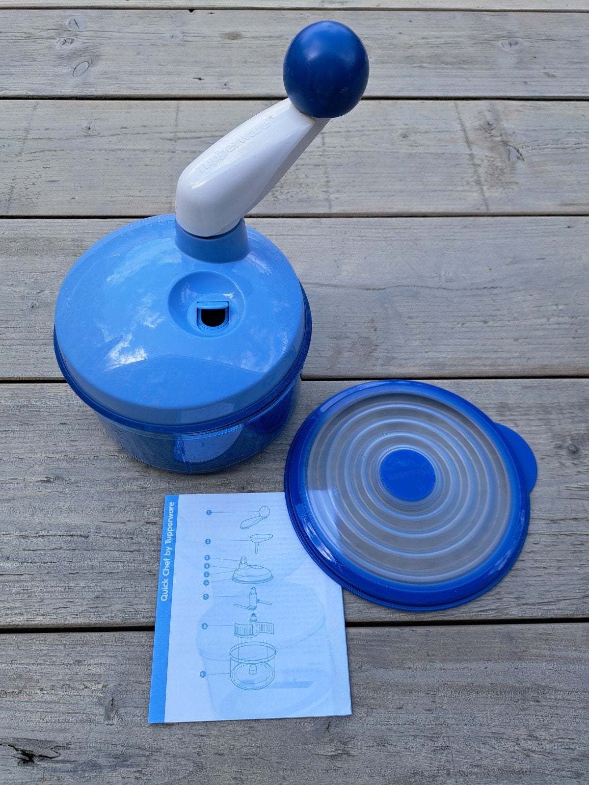 Tupperware Quick Chef handsnijmachine, Huis en Inrichting, Keuken | Tupperware, Ophalen of Verzenden, Gebruikt, Overige typen