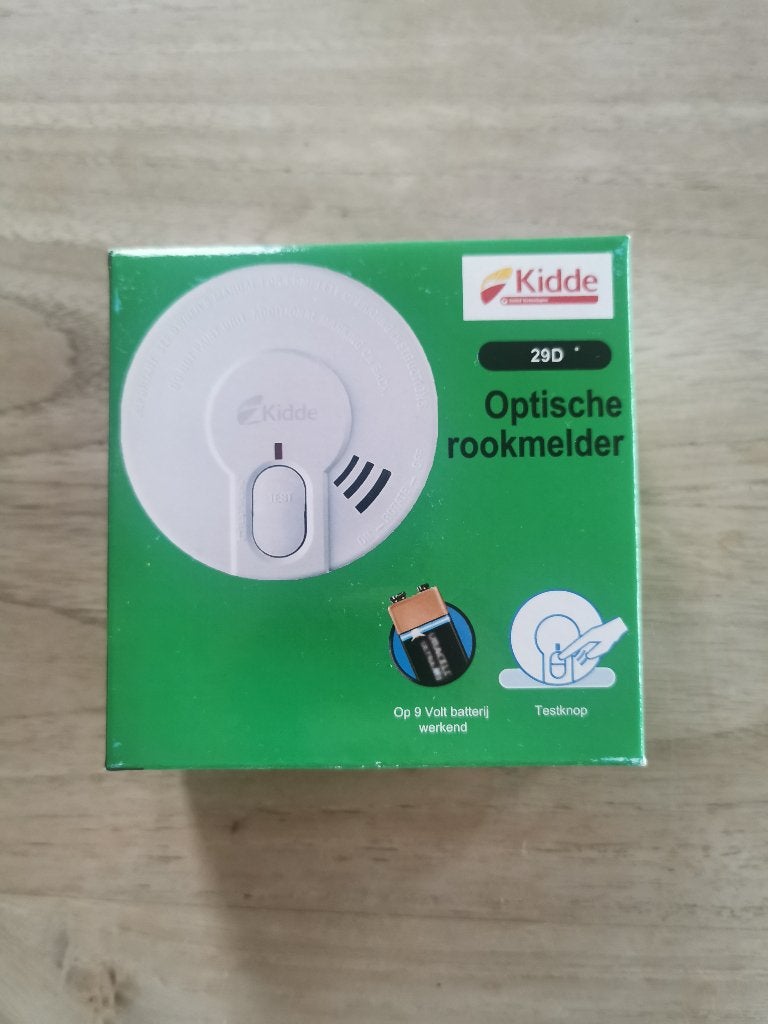 Kidde 29D optische rookmelder, Detector, Sensor of Melder, Nieuw, Ophalen of Verzenden, Rook