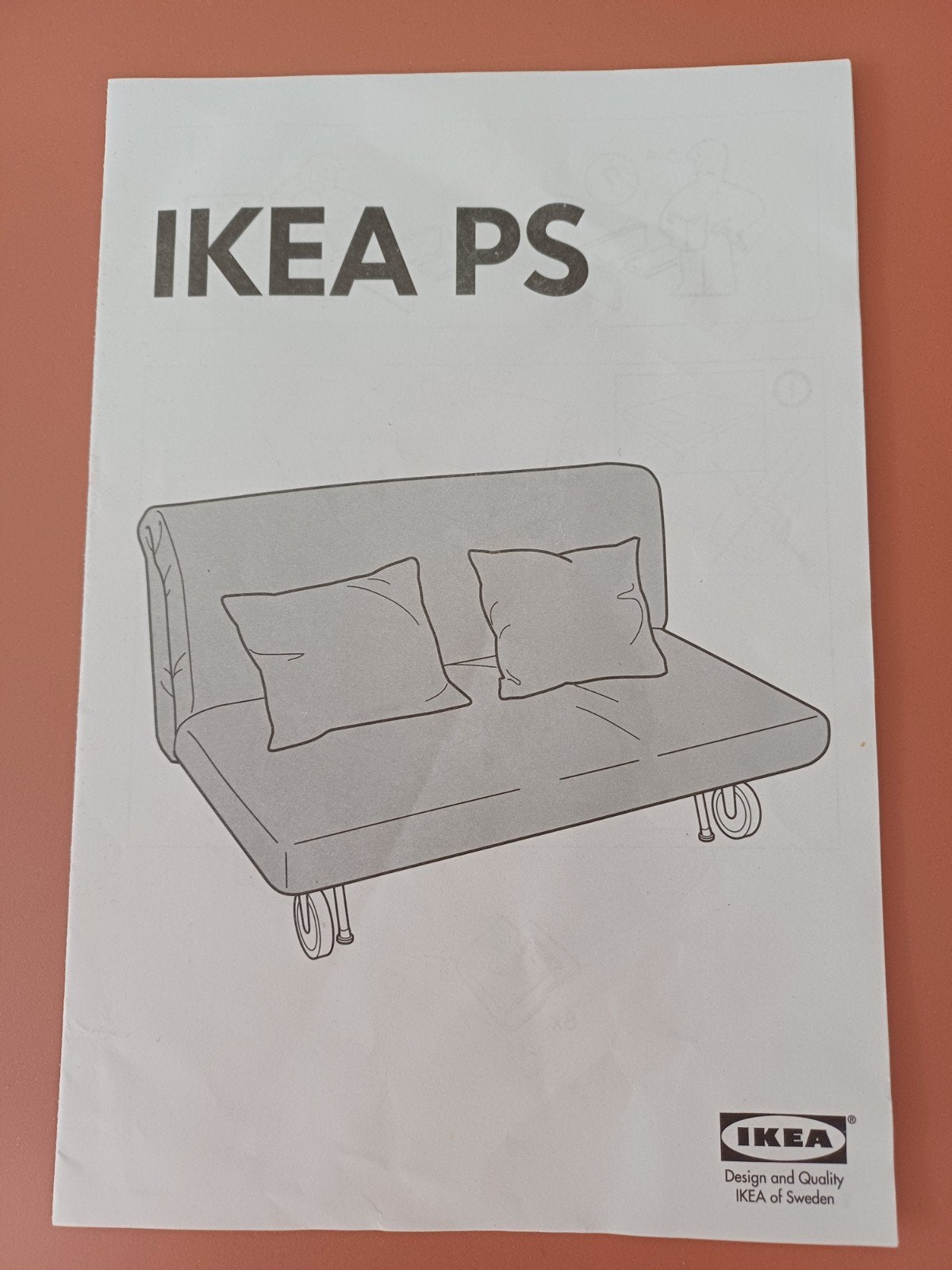 Denim hoes voor Ikea PS slaapbank - Zeer goede staat, Ophalen of Verzenden, Zo goed als nieuw, Blauw