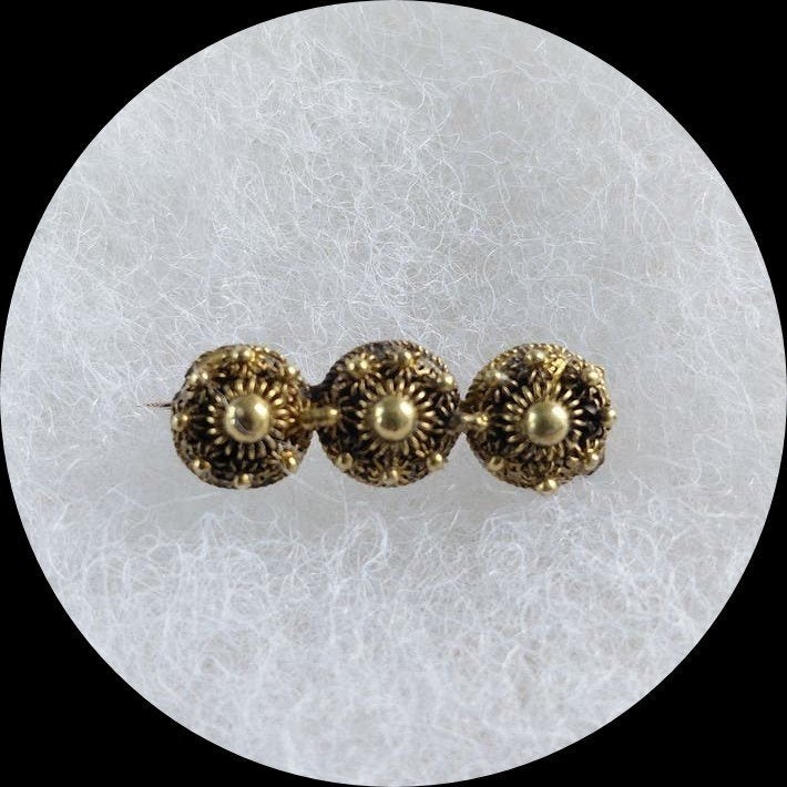 Antieke Gouden Zeeuwse Knop Broche 585/1000, Sieraden, Tassen en Uiterlijk, Antieke sieraden, Ophalen of Verzenden, Goud, Broche