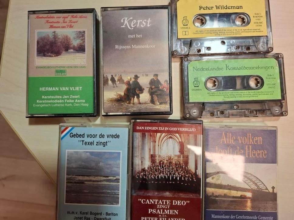 Kerkkoren Cassettes - Diverse Titels - Gebruikt, Ophalen, Gebruikt, 2 t/m 25 bandjes, Voorbespeeld