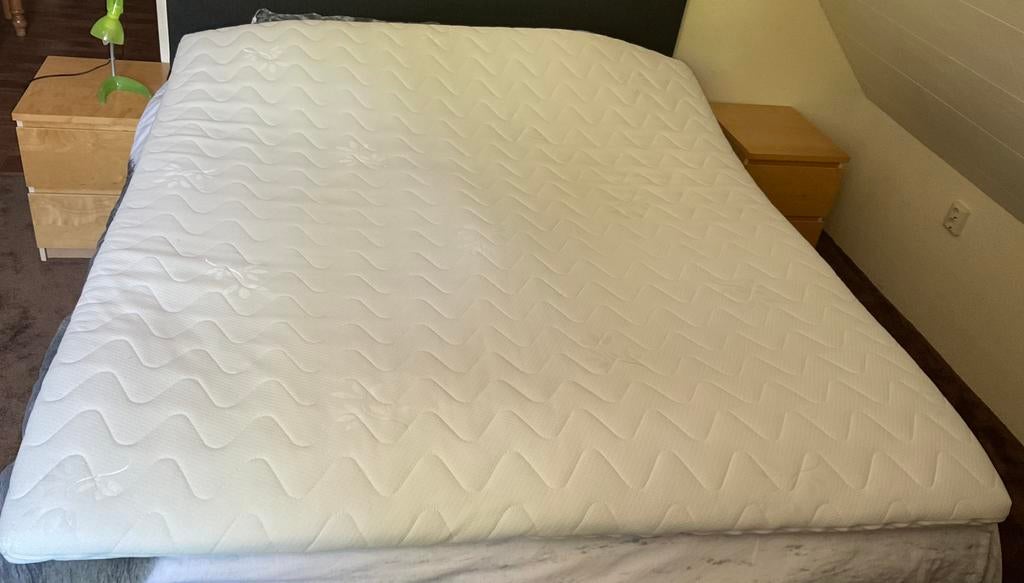 Topper, Ophalen, 210 cm, Tweepersoons, Zo goed als nieuw