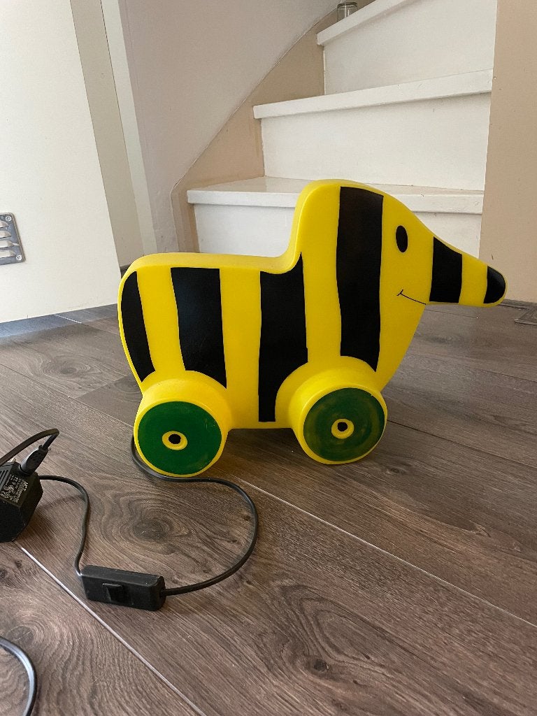 Lamp kinderkamer - Tigerente (Tijgereend) van Janosch, Ophalen, Overige merken, Geel, Zo goed als nieuw
