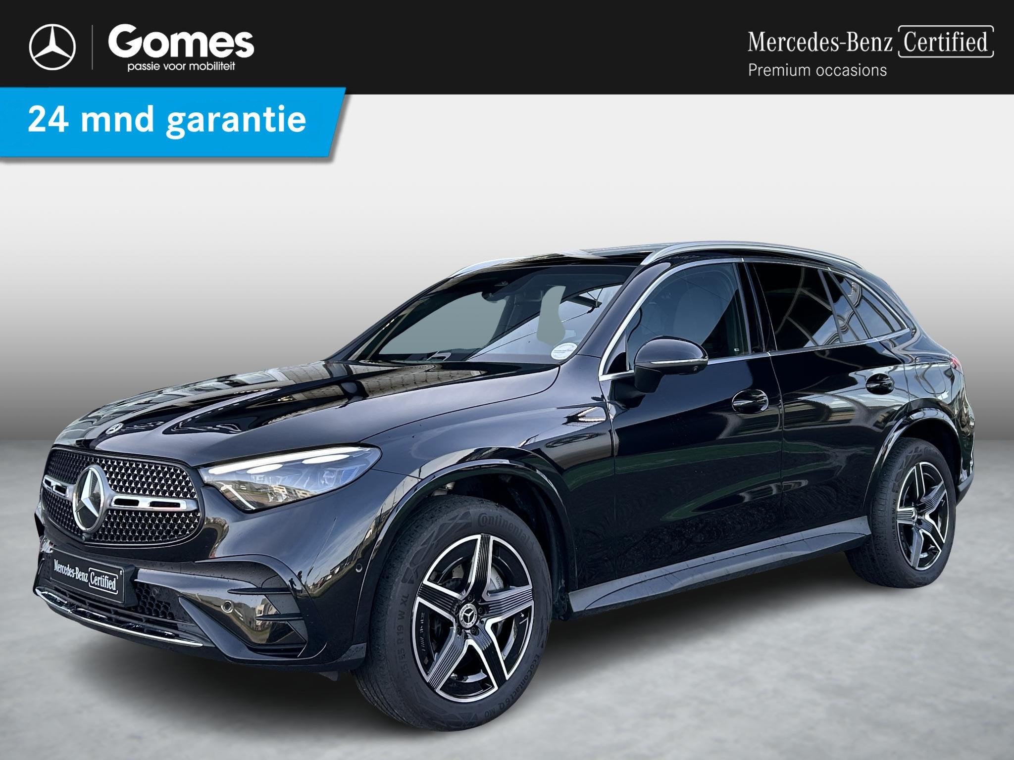 Mercedes-Benz GLC-klasse 300e 4MATIC AMG Line | Panoramadak, Auto's, Automaat, Gebruikt, 2000 kg, Zwart