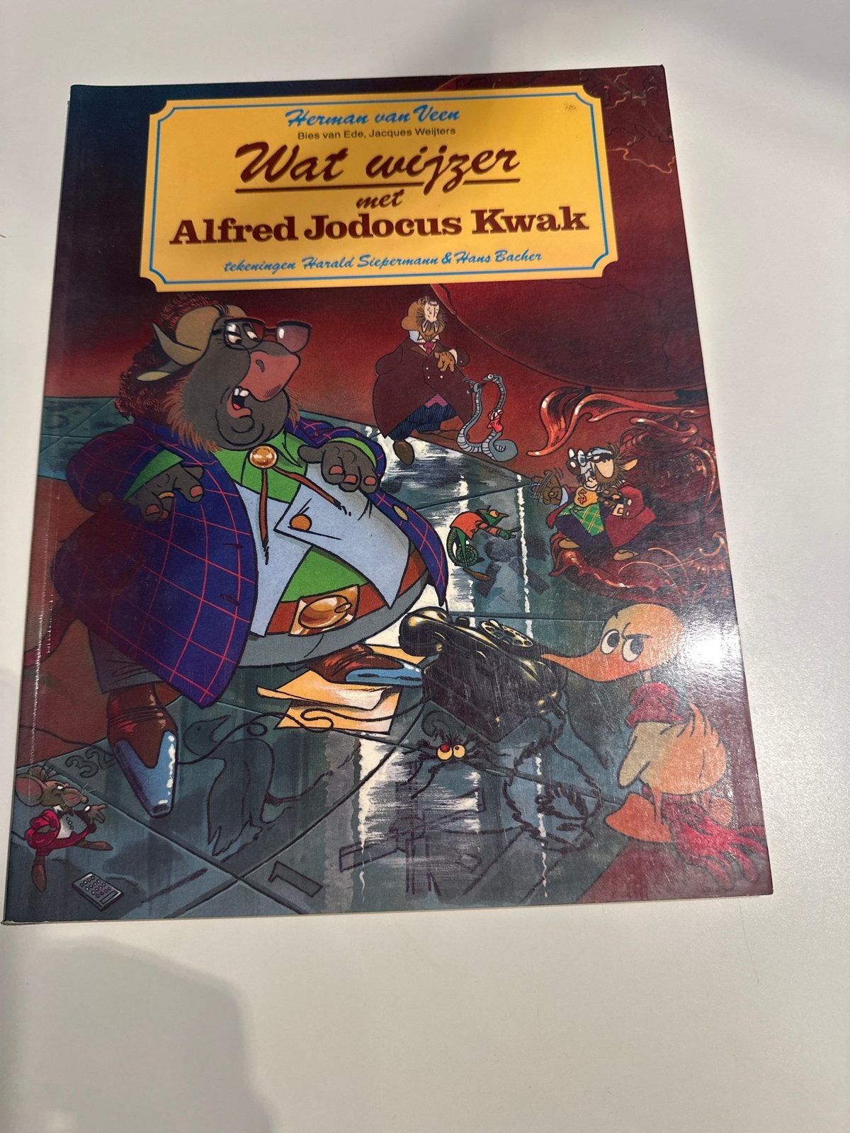 Wat wijzer met Alfred Jodocus Kwak - Herman van Veen, Boeken, Eén stripboek, Ophalen of Verzenden, Gelezen