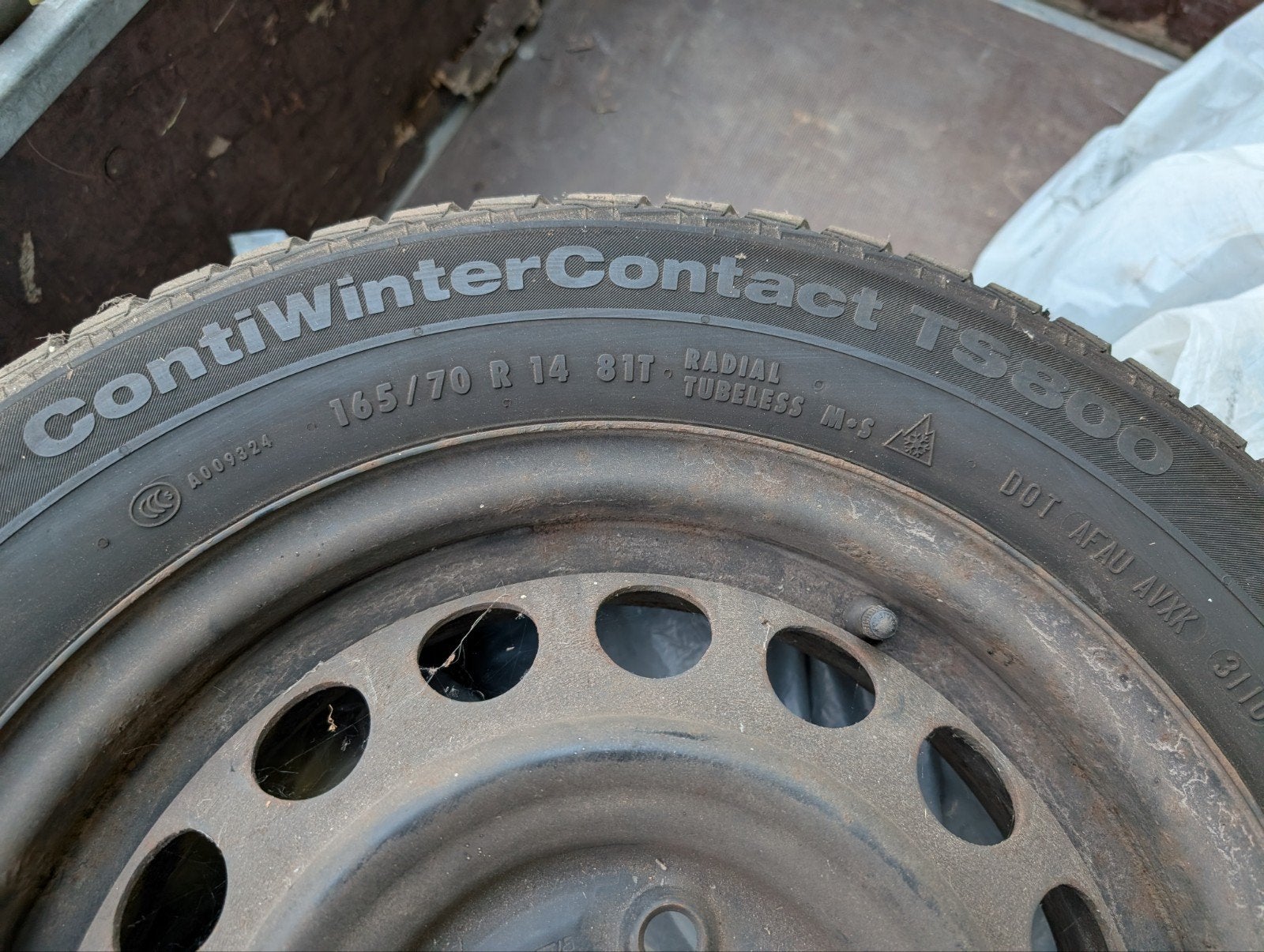 Continental ContiWinterContact TS800 165/70 R14 winterbanden, Ophalen of Verzenden