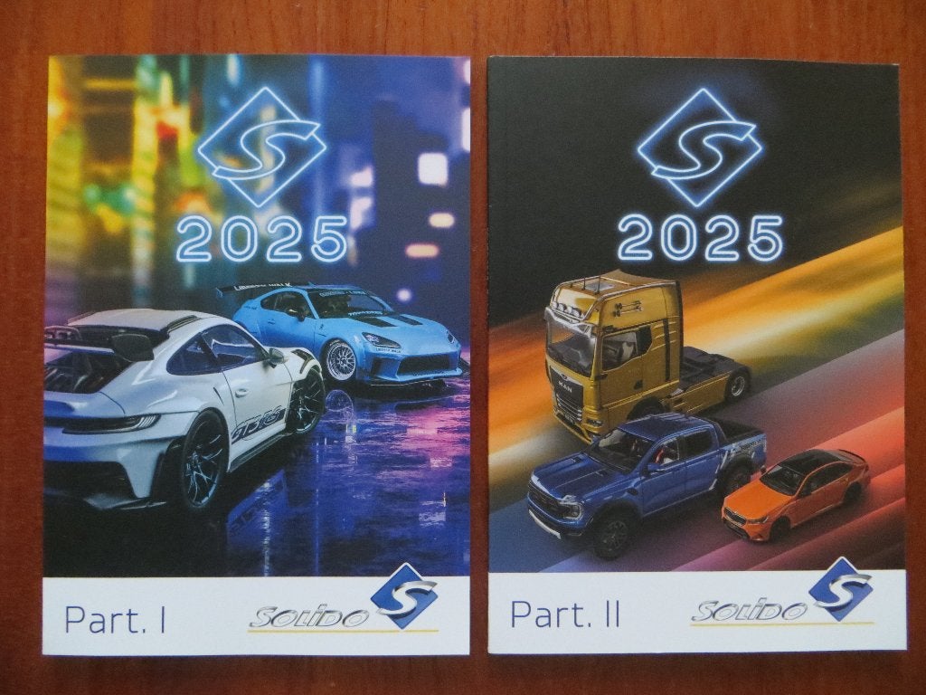 Solido catalogi 2025: deel 1 en deel 2, Ophalen of Verzenden, Nieuw, Algemeen