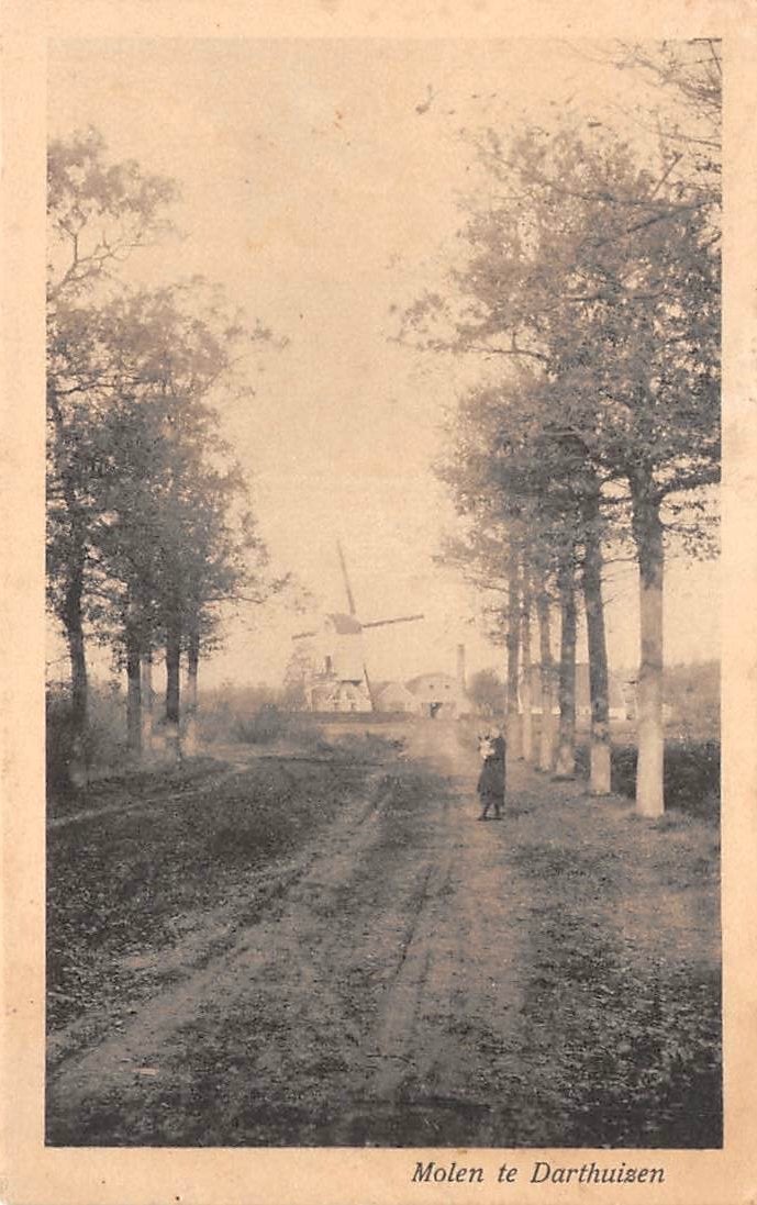 Darthuizen Molen Leersum Utrechtsche Heuvelrug, Verzenden, Voor 1920, Ongelopen, Utrecht