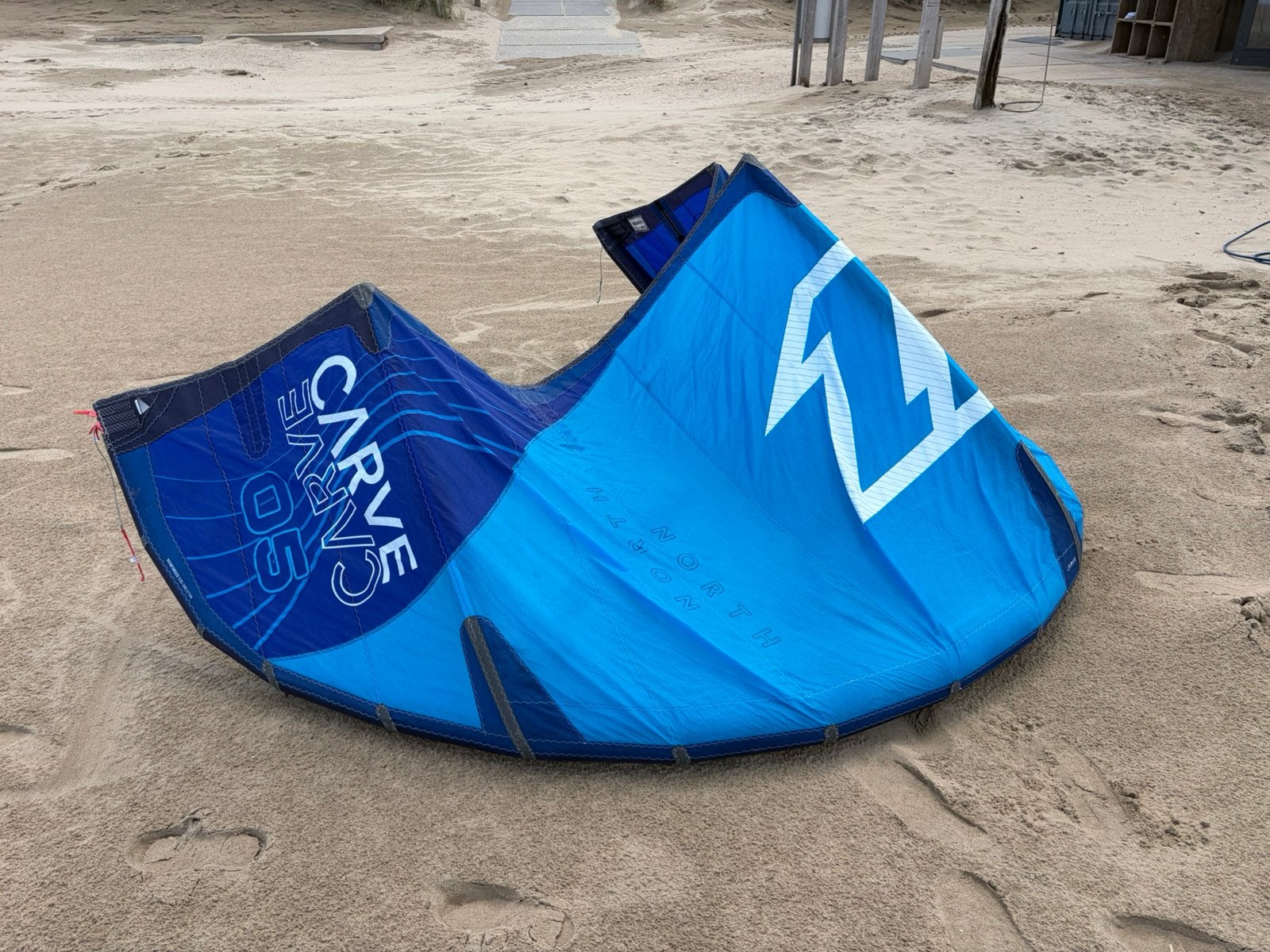 North Carve 5m uit 2022, Watersport en Boten, Kitesurfen, Geen board, Ophalen of Verzenden, Zo goed als nieuw, Kite