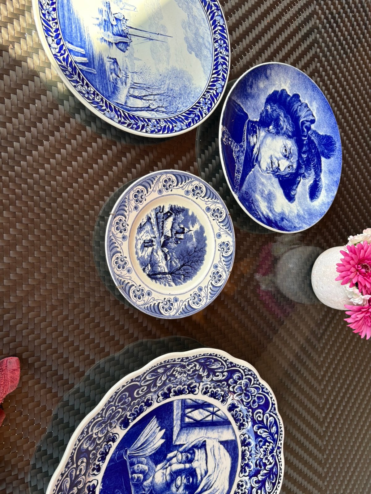 Borden delfts blauw, Antiek en Kunst, Ophalen