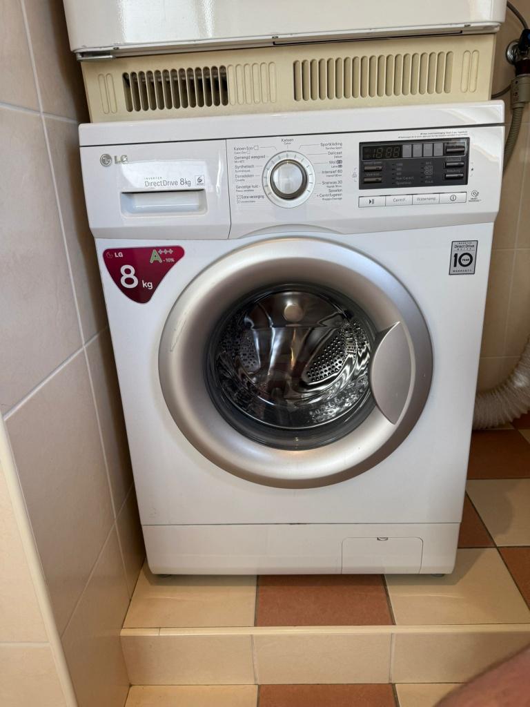 Wasmachine LG F14B8TDA7 (8kg), Witgoed en Apparatuur, Ophalen, 1200 tot 1600 toeren, Gebruikt, 8 tot 10 kg