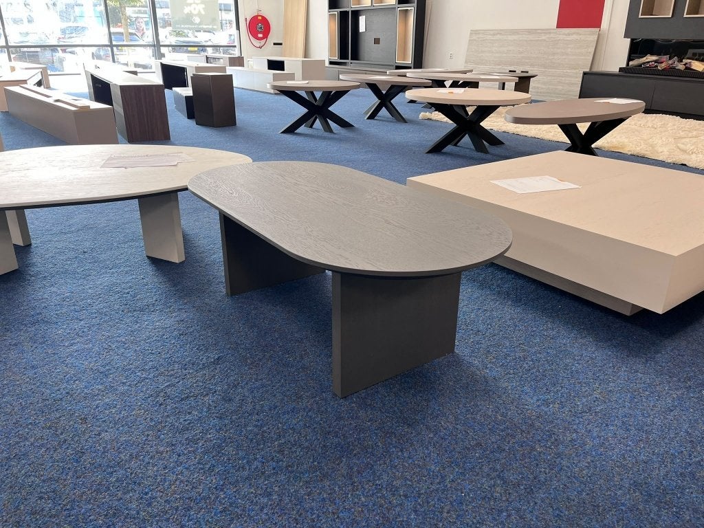 PUUUR SALONTAFEL, Ophalen, Japandi, Eikenhout, 100 tot 150 cm