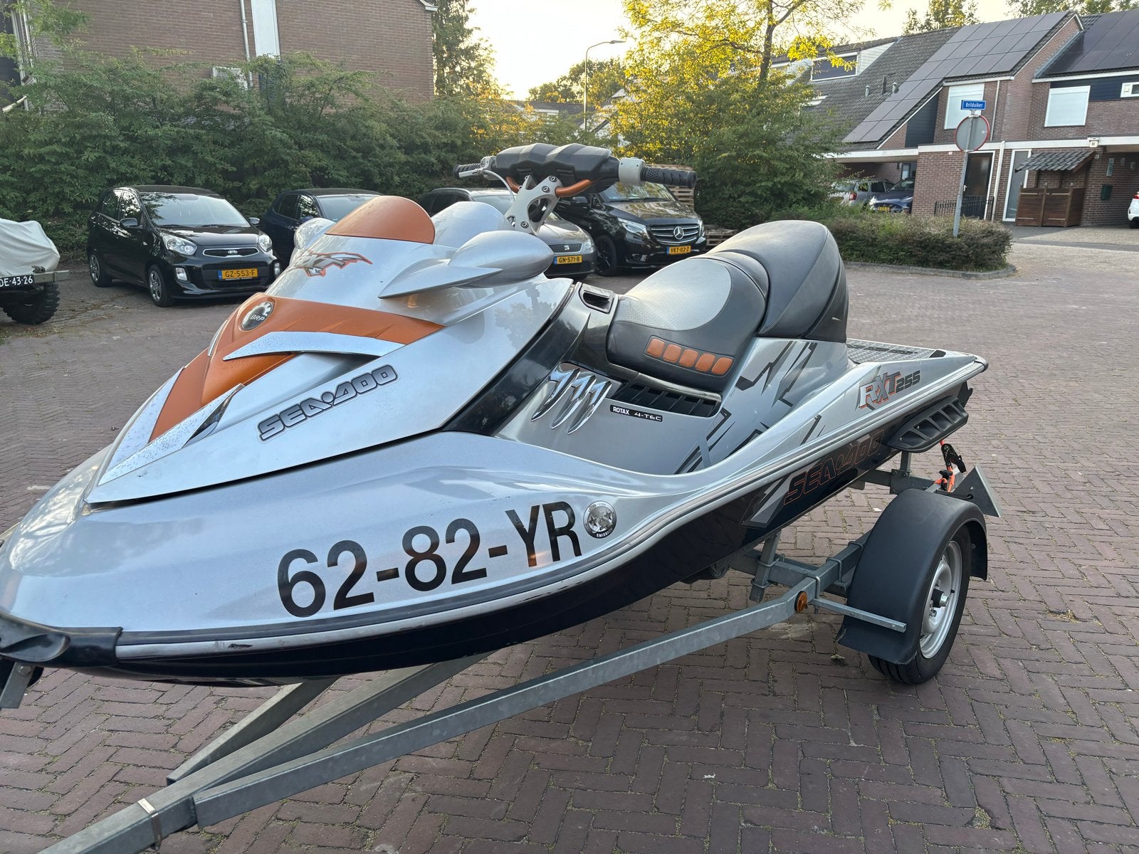 Sea-Doo RXT 255 Jetski met trailer, Ophalen, Gebruikt, Benzine, 200 pk of meer