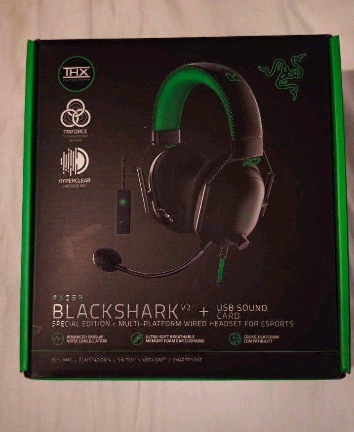 Razer Blackshark V2 Gaming Headset - Nieuw en Ongebruikt, Computers en Software, Nieuw, Ophalen of Verzenden, Razer, Over-ear