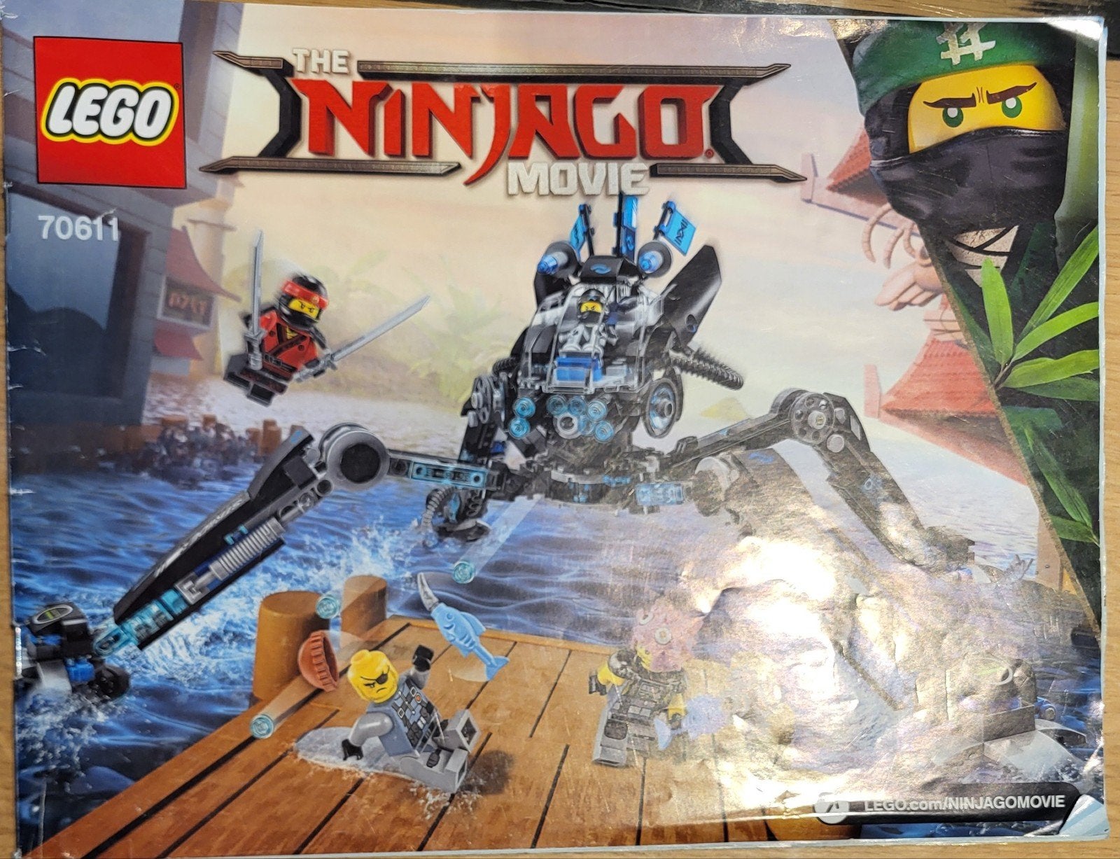 Lego Ninjago Movie 70611 Water Strider - Compleet, Gebruikt, Lego, Ophalen of Verzenden, Inclusief instructies