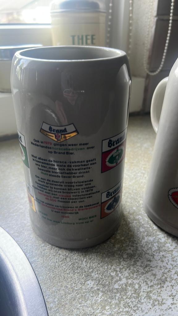 Brandbier 4 bierpullen, Verzamelen, Biermerken, Ophalen, Nieuw, Pul(len), Brand